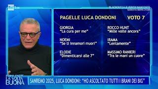 Sanremo 2025: le pagelle di tutte le canzoni in gara - La Volta Buona 21/01/2025