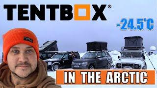 Tentbox Roof Tent in the Extreme Cold of the Arctic. Tentbox review