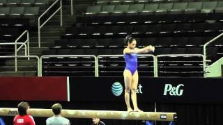 Sabrina Vega - Balance Beam - 2012 U.S. Olympic Trials Podium Training