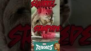 SQUIRREL STAMPEDE ️️#gaming #marvelrivals #rivals #squirrel #marvel