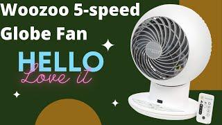 WOOZOO Oscillating Fan Vortex Fan THE ONE MINUTE REVIEW