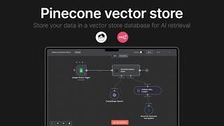 How to send data from Google Sheets to Pinecone Vector Store | n8n AI automation