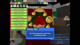 I FINALLY COMPLETE HONEY BEES HONEY WREATH | Bee Swarm Simulator