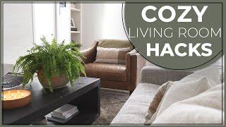 Cozy and Simple Living Room Hacks || Living Room Decorating Ideas