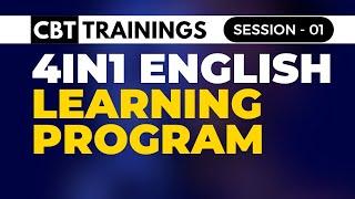 4 in 1 English Learning Program - Online Session 01 - Learn English like a Pro - CBT Trainings