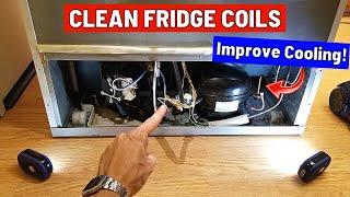 How To Clean Refrigerator Condenser Coils. Improve Cooling & Prevent Overheating!