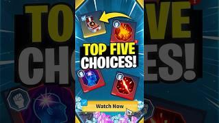 TOP FIVE TRANSCENDENT BLESSING CHOICES! [Solo Leveling:ARISE] #SoloLevelingArise #NoGoodEman