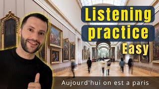 Easy French Listening Practice in Paris | Episode 2 Part1 Vlog Paris (FR/EN Subtitles)