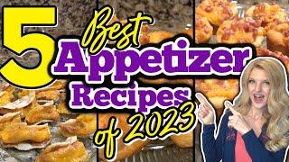 5 Best APPETIZER RECIPES of 2023! | Unbelievable PARTY FOOD APPETIZERS You Don't Want To Miss!