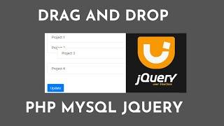 html list sorting drag drop jquery php mysql