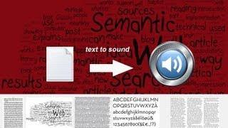 Text to sound coverter -Simple Tip