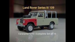 Cararama 1/72 Land Rover Series III 109 | Complete Set of 10