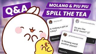 Molang and Piu Piu Q&A | Favorite food and songs, Huening Kai, Molanguese...