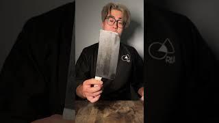 World most rusted cleaver, fixed and sharpened  #fyp #knife #knifesharpening #ray #knifesharpener