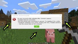 Fix TLauncher an error occurred while uploading files common reasons | Minecraft