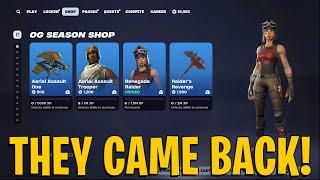 THEY CAME BACK! OG Renegade Raider | Aerial Assault Trooper!