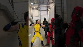 DC VS MARVEL. Who is stronger? #deadpool #wolverine #batman