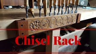 Making a Carved Chisel Rack From White Oak, Dave Foss Colab