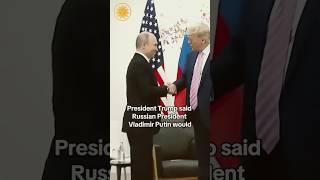 Trump says he spoke to Russia's Putin #shorts