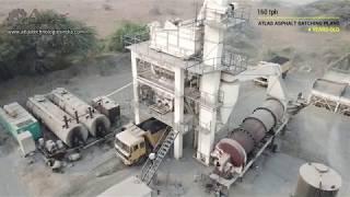 160 tph Asphalt batching plant - 4 year old asphalt mixer