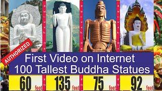 "Top 100 Buddha" Tallest Statues in the World | Authorized First & Only Video Available on Internet