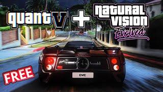 How to install QuantV + Natural Visual Evolved ‼️GTA 5 2024  Free Mod