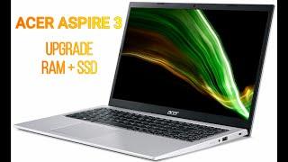 ACER ASPIRE 3 A315-58 | UPGRADE RAM + SSD