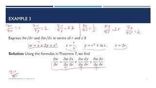 Higher Mathematics II - Practice 4 - Practice on the Chain Rule