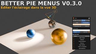 Better Pie Menus Editer l'éclairage dans la vue 3D #b3d #blender3d #blender