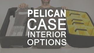 Pelican Case Interior Options - With Foam, Padded Dividers, TrekPak