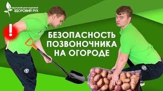 6 правил как не навредить позвоночнику при работе на огороде | КИНЕЗИТЕРАПИЯ