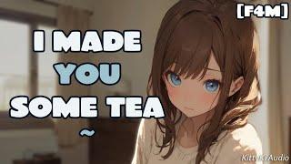 Tsundere Roommate Looks After You and... sort of Confesses ASMR [F4M] [Caring] [Sick Listener]