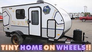 SMALLEST Travel Trailer with TV & Kitchen!! 2024 Forest River R Pod RP-107