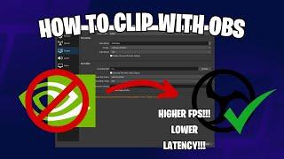 HOW TO CLIP WITH OBS STUDIO