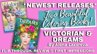 BEAUTIFUL COLORING BOOKS  | Victorian and Dreams by Alena Lazareva | NEWEST RELEASES