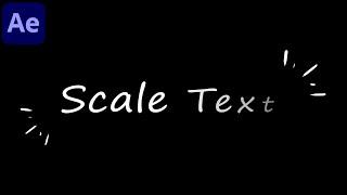 Create Stunning Scale Text Animations in After Effects - Step-by-Step Tutorial | No Plugins