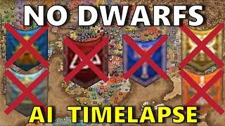 Warhammer 3 A.I. Timelapse but there are no dwarf factions
