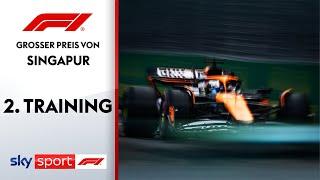 Crash kurz vor dem Trainingsende | 2. Freies Training | Großer Preis von Singapur | Formel 1