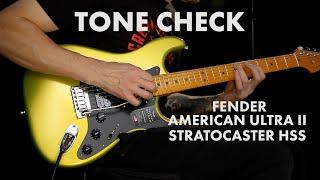 TONE CHECK: Fender American Ultra II Stratocaster HSS Demo | Cream City Music