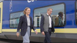 Alstom's Coradia Max regional train for LNVG at InnoTrans 2024