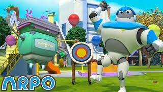 Arpo Vs Nannybot BOOMERANG! | ARPO The Robot | Funny Kids Cartoons | Kids TV Full Episodes