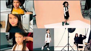 Портфолио для Евы. Модели дети. Мода. Студия. Фотосессия. Съёмки. Backstage. Kid's model fashion