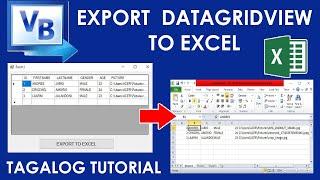 VB.Net - How to Export Data from DataGridView to Excel using Visual Basic.Net [with source code]