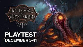 RailGods of Hysterra - Steam Playtest Trailer