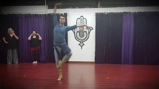 Mr Ozgen demonstrating 10/8   Turkish Ussak Semai  Dance in Adelaide , Australia