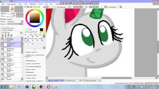 Рисуем пони в Paint Tool Sai. Часть 3.