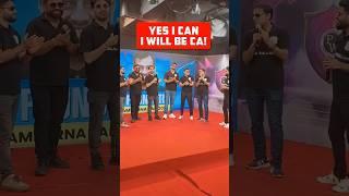 Yes I Can, I Will Be CA#Shorts #PW #CA