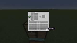 How to make a iron boots part 1 (tuto) #minecraft