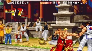 Real Bout Fatal Fury 2  Geese's death combo