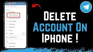 How to Delete Telegram Account on iPhone